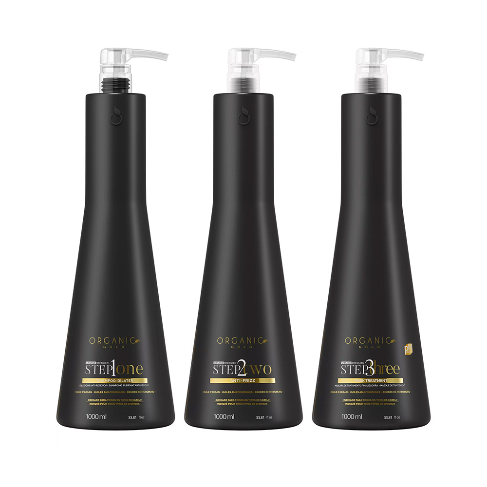 Kit Lissage brésilien - Organic gold 1 L